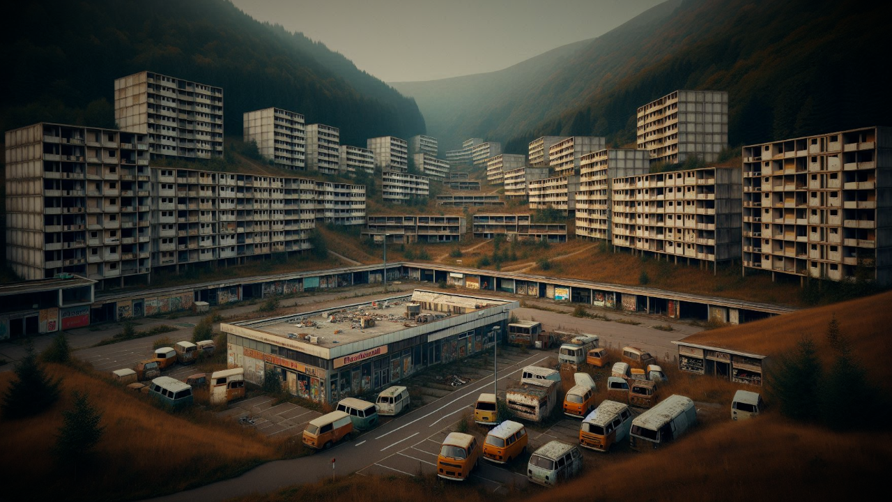 Ein ganzer Stadtteil weg